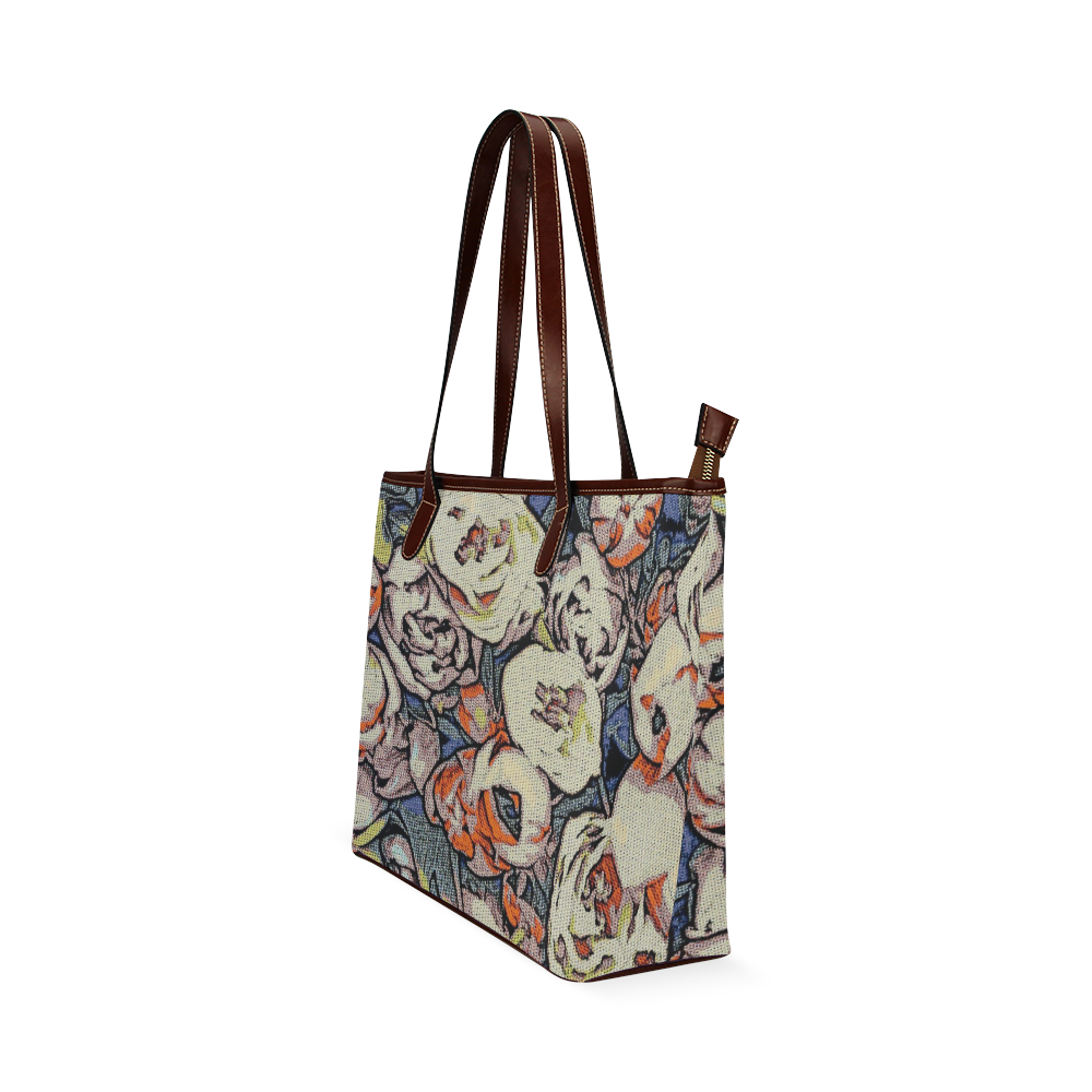 Floral Art Studio 28216B Shoulder Tote Bag (Model 1646)