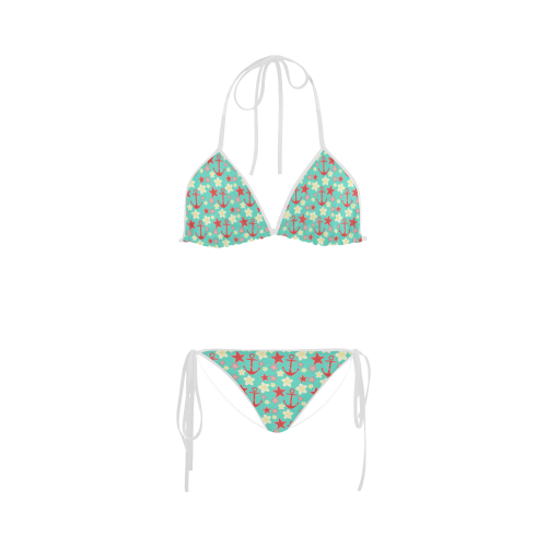 Summer pattern Custom Bikini Swimsuit
