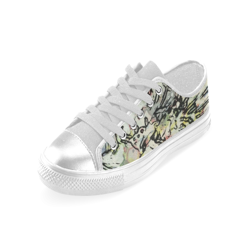 Floral Art Studio 3216 Women's Classic Canvas Shoes (Model 018)