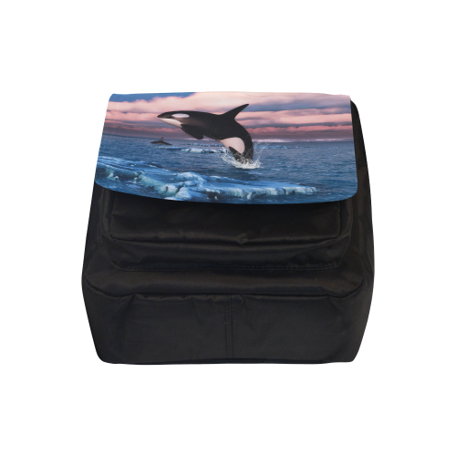 Killer Whales In The Arctic Ocean Crossbody Nylon Bags (Model 1633)
