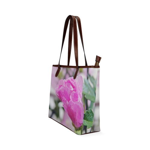 Musk Mallow Shoulder Tote Bag (Model 1646)