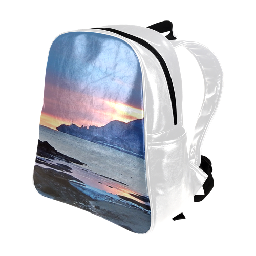 Sunrise in Tourelle Multi-Pockets Backpack (Model 1636)