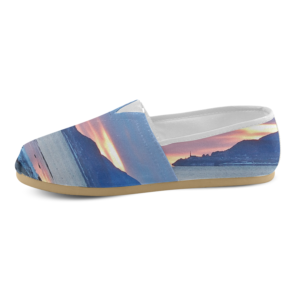 Sunrise in Tourelle Unisex Casual Shoes (Model 004)