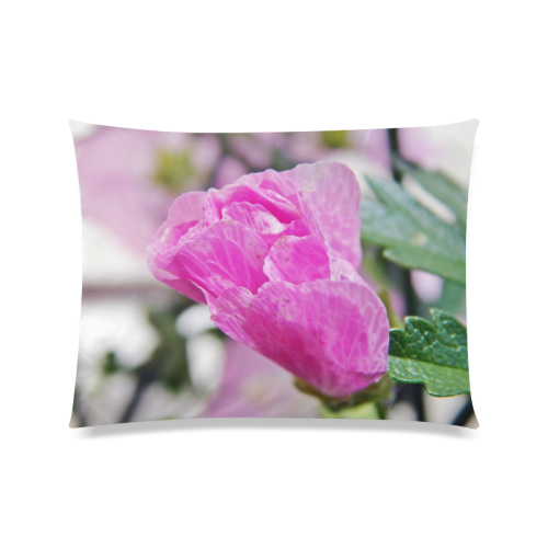 Musk Mallow Custom Zippered Pillow Case 20"x26"(Twin Sides)