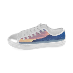 Sunrise in Tourelle Women's Classic Canvas Shoes (Model 018)