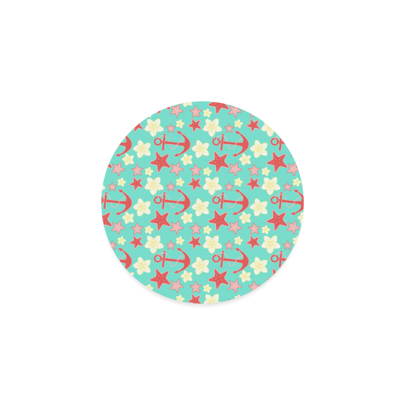 Summer pattern Round Coaster