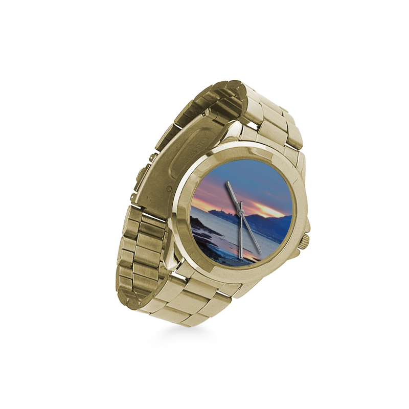 Sunrise in Tourelle Custom Gilt Watch(Model 101)
