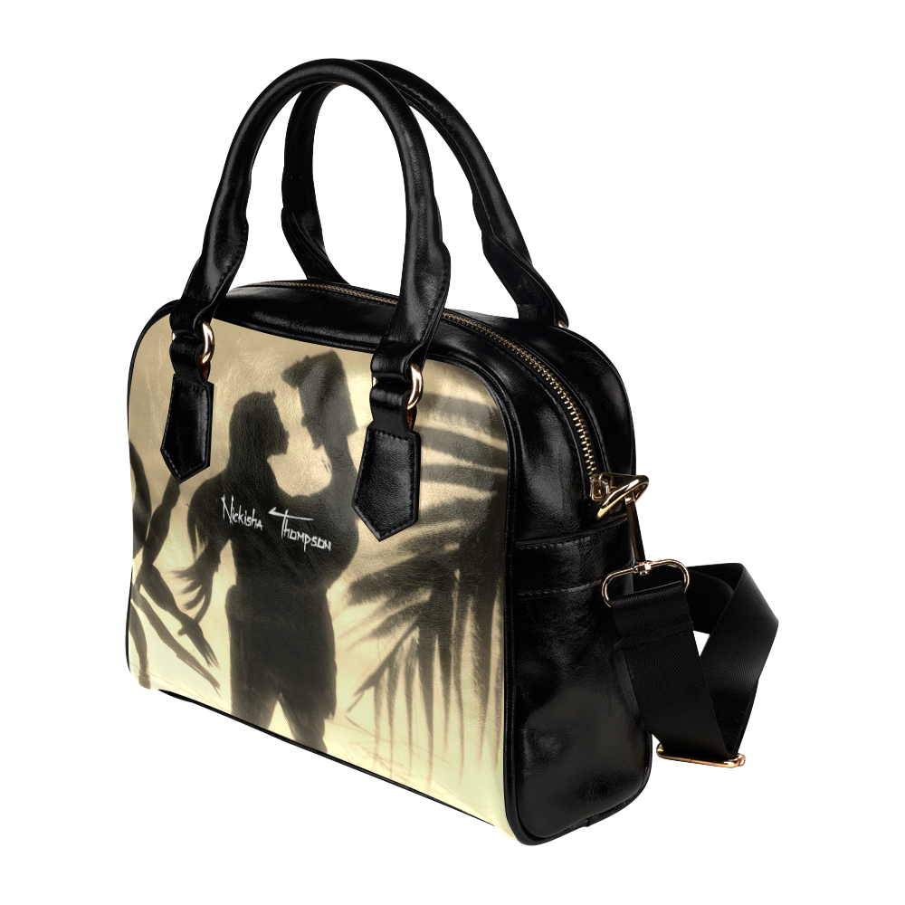 Lovers at Beach Shoulder Handbag (Model 1634)