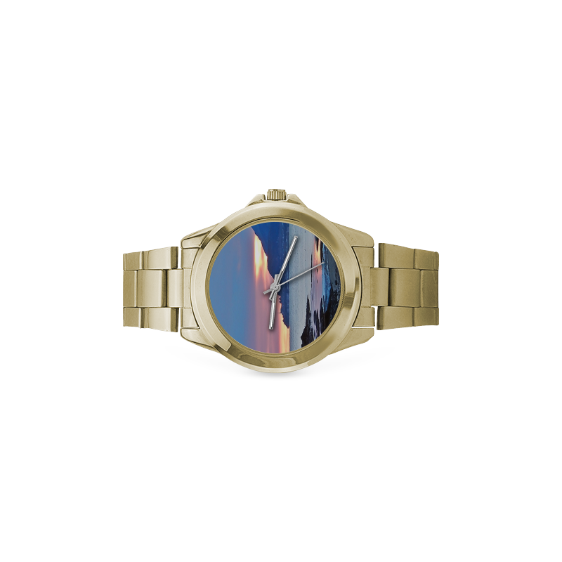 Sunrise in Tourelle Custom Gilt Watch(Model 101)