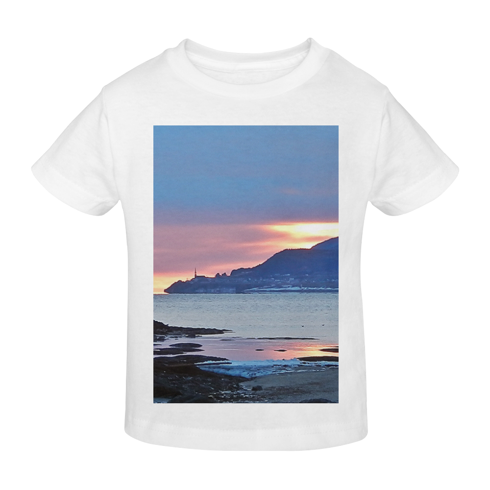 Sunrise in Tourelle Sunny Youth T-shirt (Model T04)