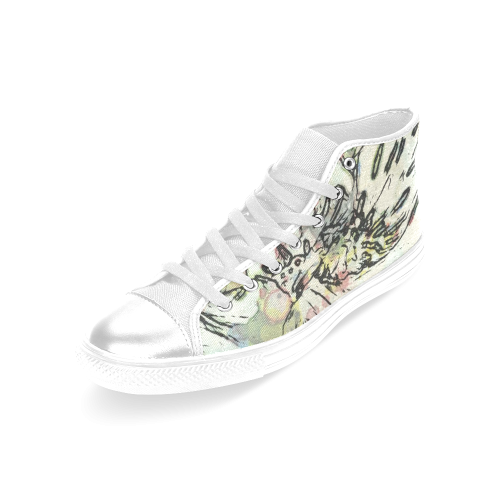 Floral Art Studio 3216 Women's Classic High Top Canvas Shoes (Model 017)