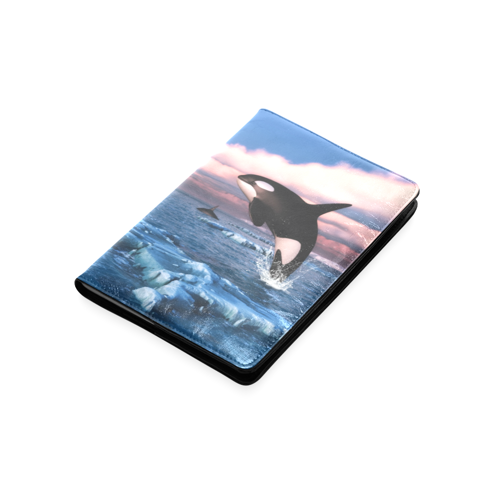 Killer Whales In The Arctic Ocean Custom NoteBook A5