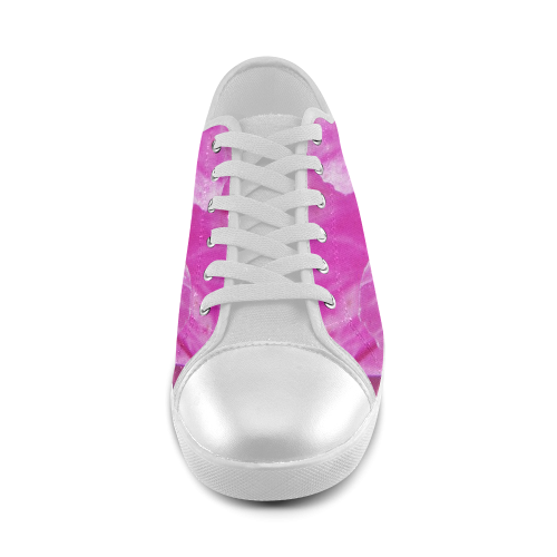 Musk Mallow. Women's Canvas Shoes (Model 016)