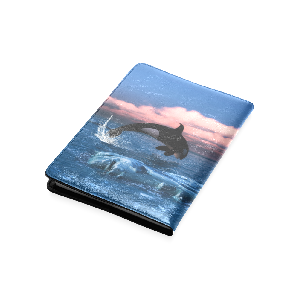 Killer Whales In The Arctic Ocean Custom NoteBook A5