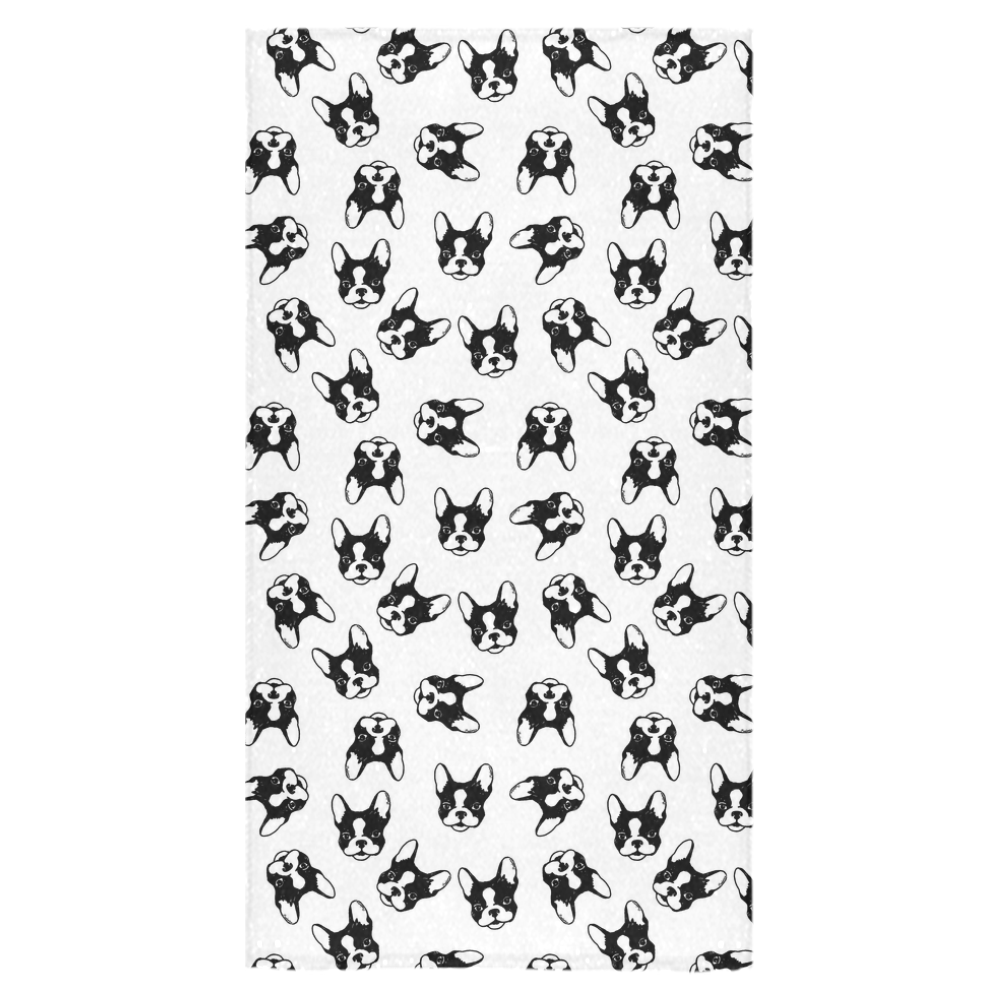 French bulldog Bath Towel 30"x56"