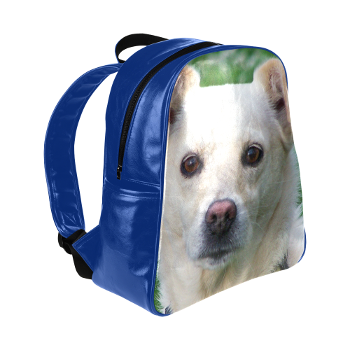 Dog face close-up Multi-Pockets Backpack (Model 1636)