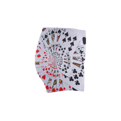 Royal Flush Poker Cards Spiral Droste Briseis Skinny Shorts (Model L04)
