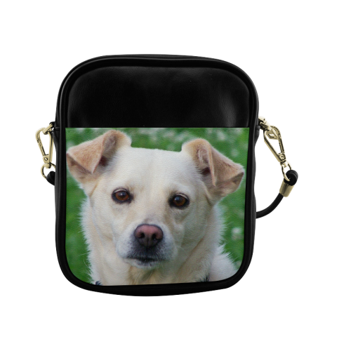 Dog face close-up Sling Bag (Model 1627)