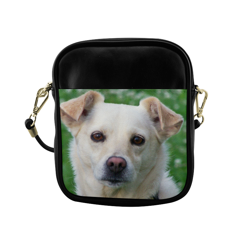 Dog face close-up Sling Bag (Model 1627)