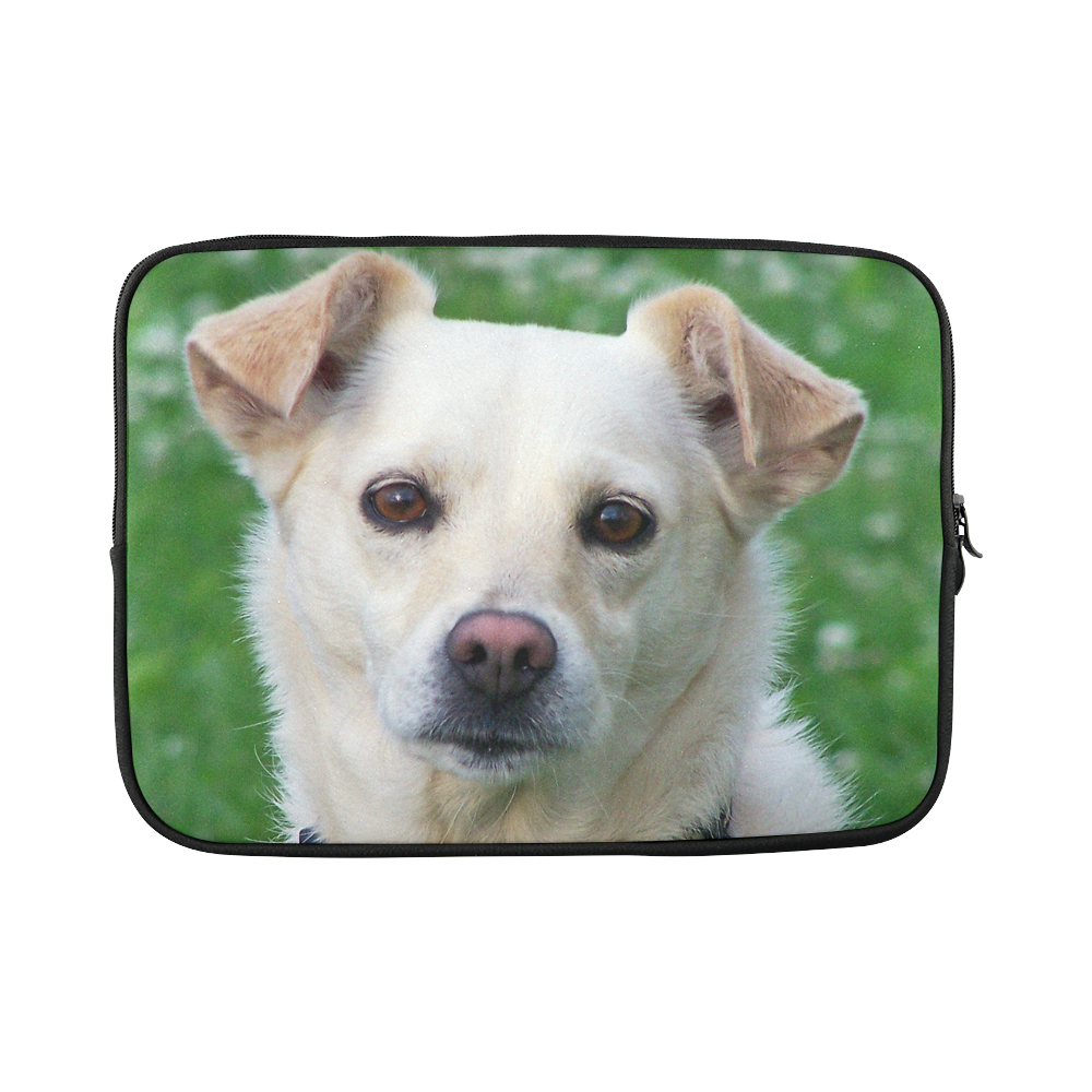 Dog face close-up Custom Sleeve for Laptop 15.6"