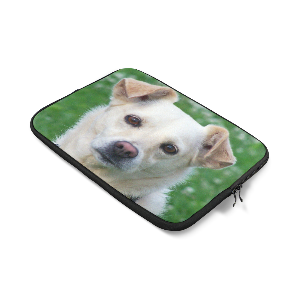 Dog face close-up Custom Laptop Sleeve 14''