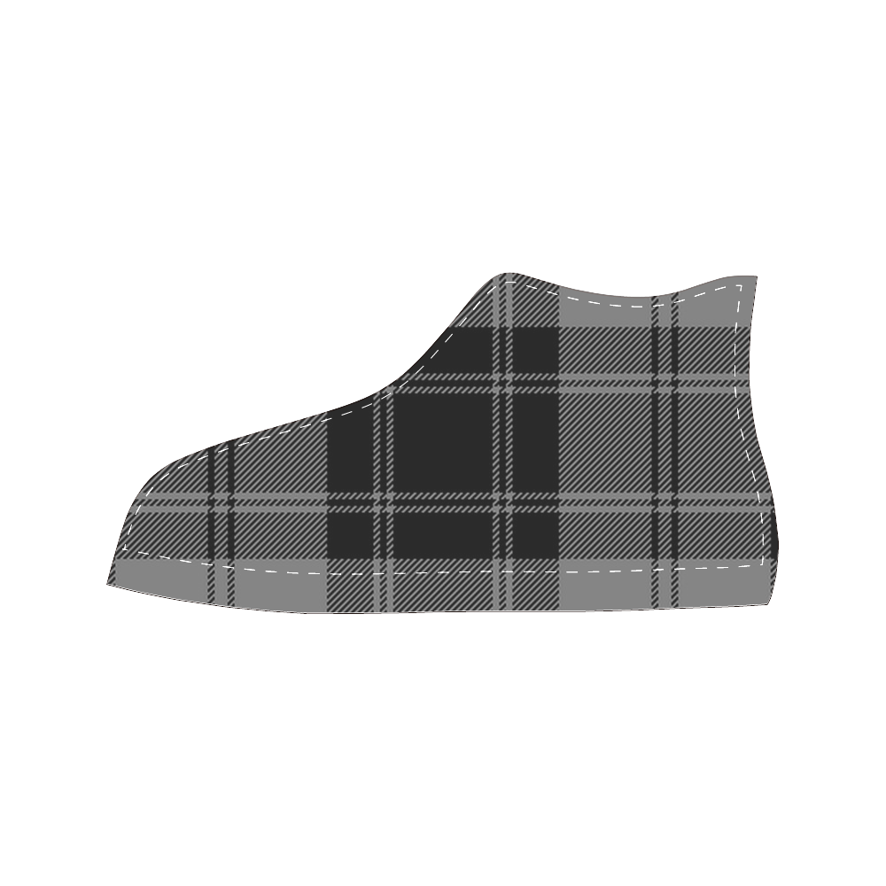 Douglas Tartan Women's Classic High Top Canvas Shoes (Model 017)