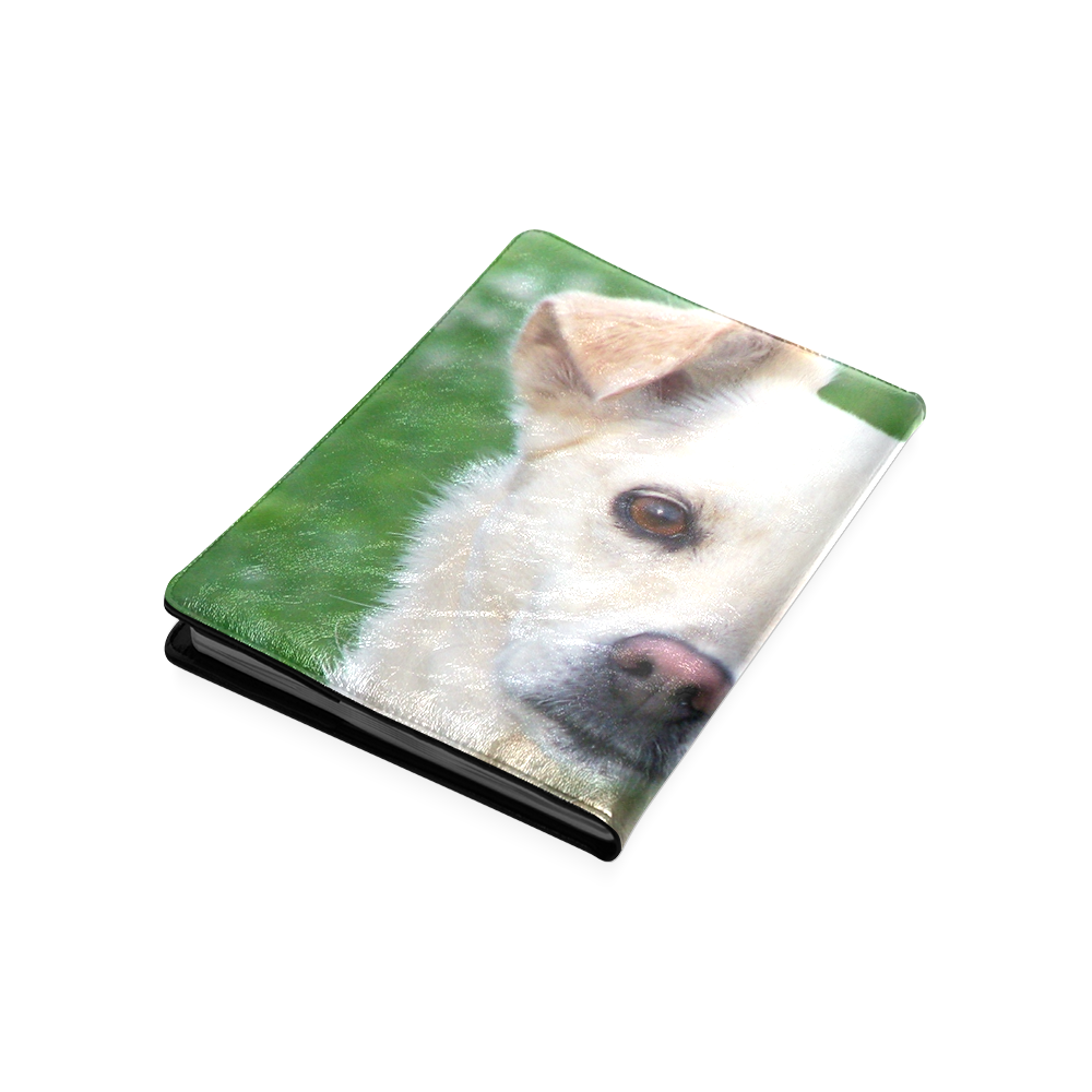 Dog face close-up Custom NoteBook B5