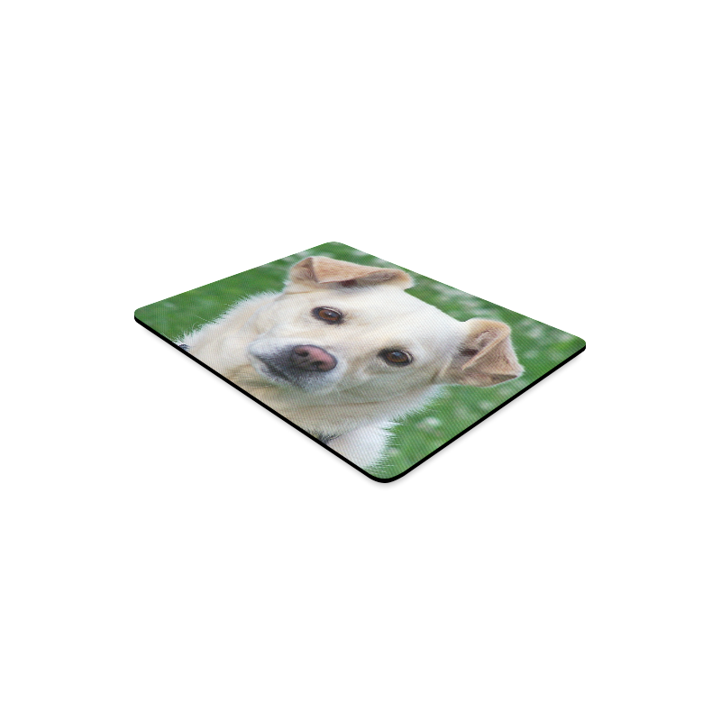Dog face close-up Rectangle Mousepad