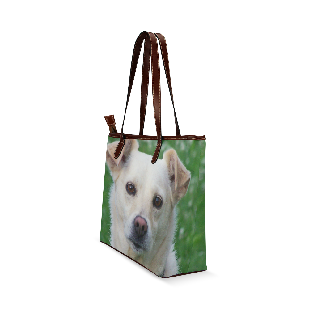 Dog face close-up Shoulder Tote Bag (Model 1646)