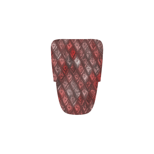 rhombus, diamond patterned red Women’s Running Shoes (Model 020)