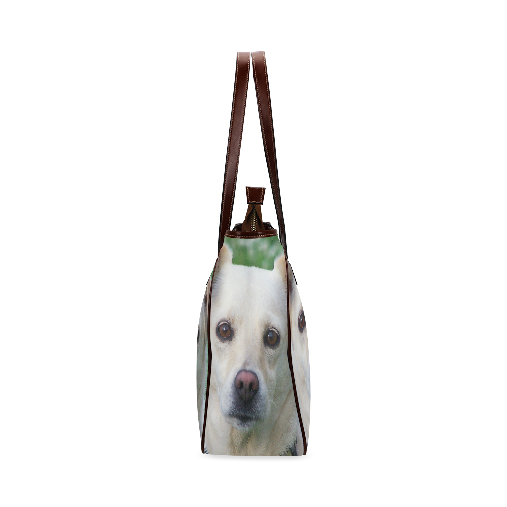 Dog face close-up Classic Tote Bag (Model 1644)