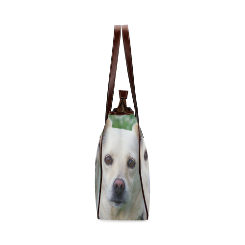Dog face close-up Classic Tote Bag (Model 1644)