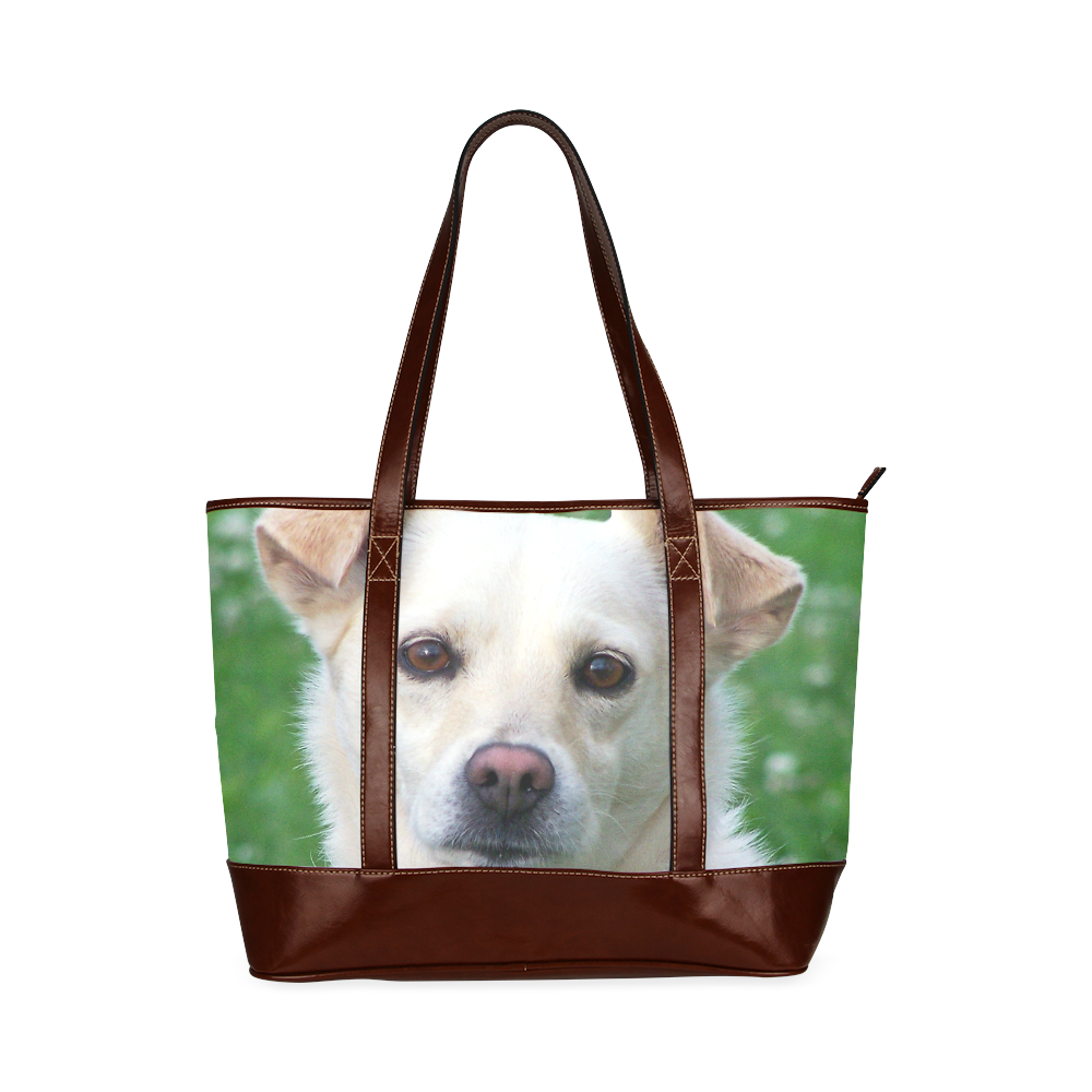 Dog face close-up Tote Handbag (Model 1642)