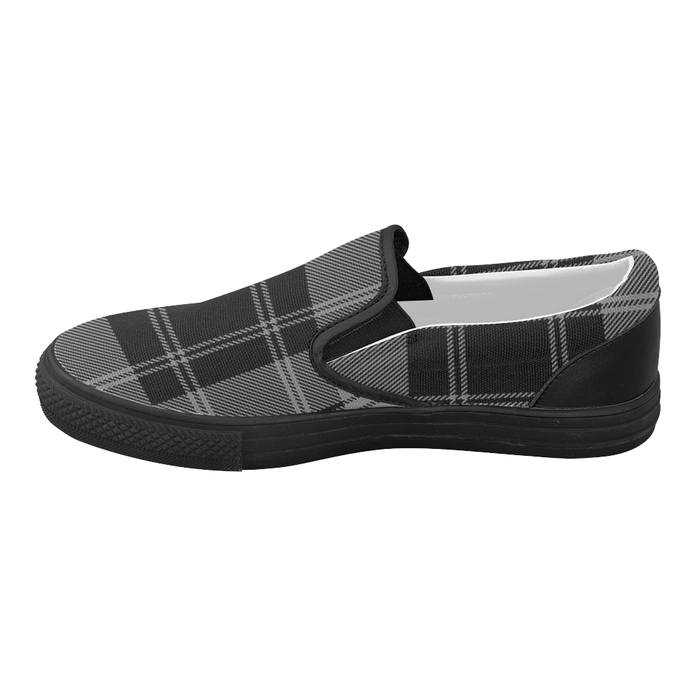 Douglas Tartan Women's Slip-on Canvas Shoes (Model 019)