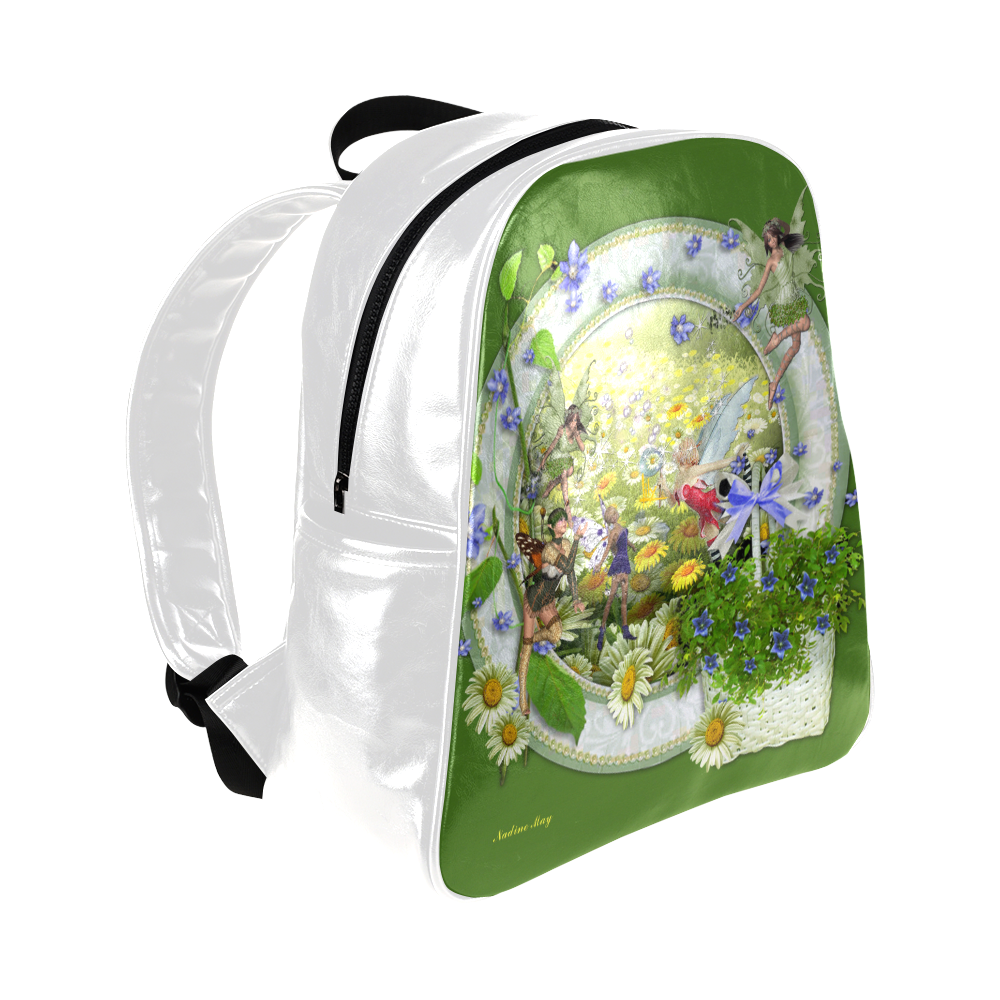 Spring has arrived Multi-Pockets Backpack (Model 1636)