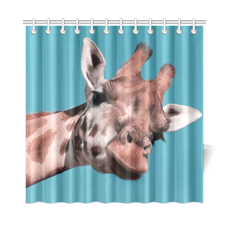 giraffe Shower Curtain 72"x72"