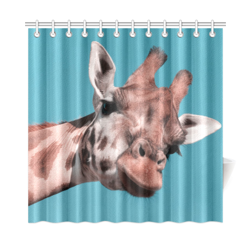 giraffe Shower Curtain 72"x72"