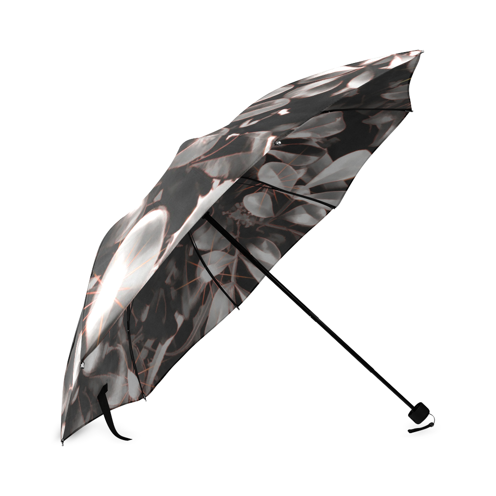 Foliage #1 Red Edge - Jera Nour Foldable Umbrella (Model U01)