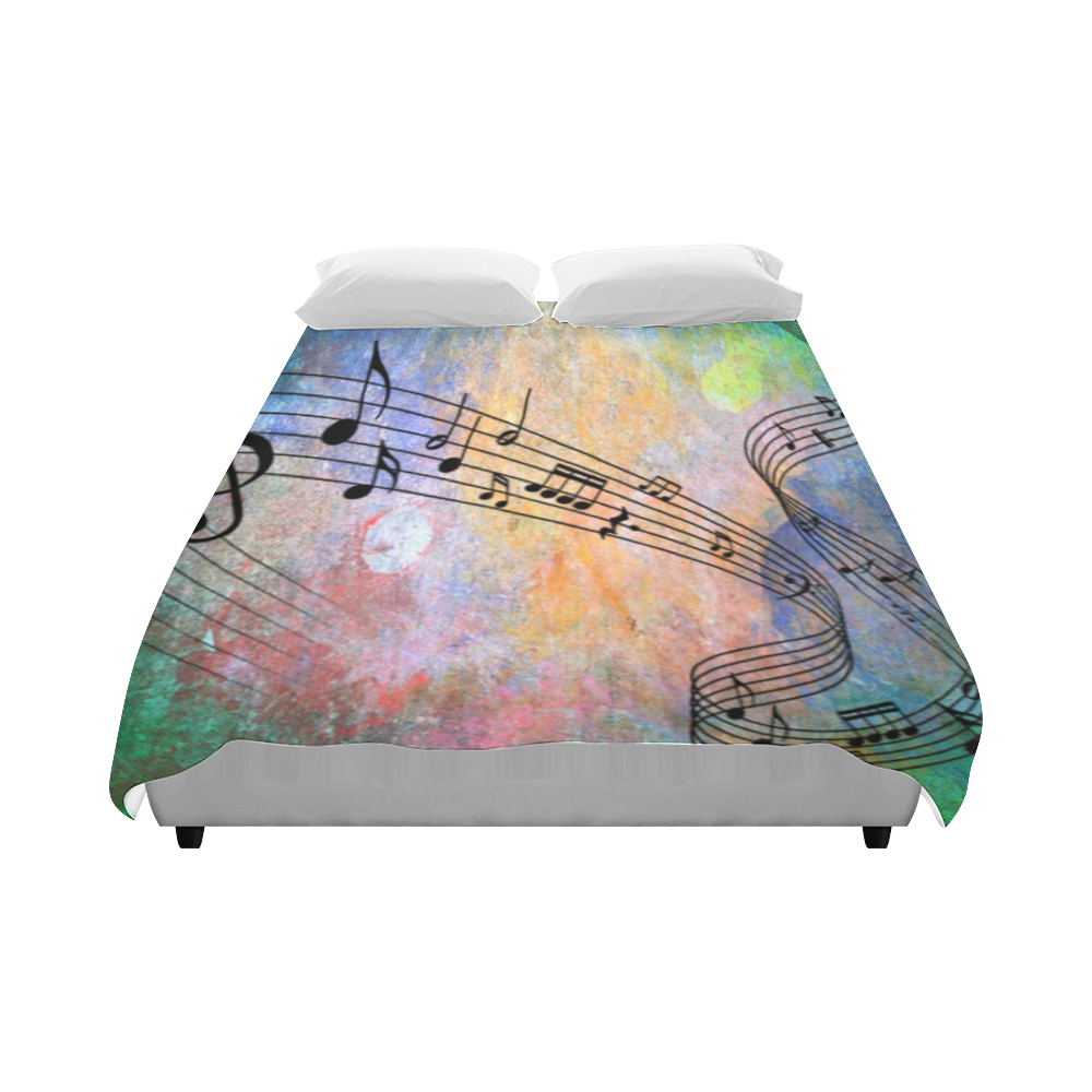 abstract music Duvet Cover 86"x70" ( All-over-print)