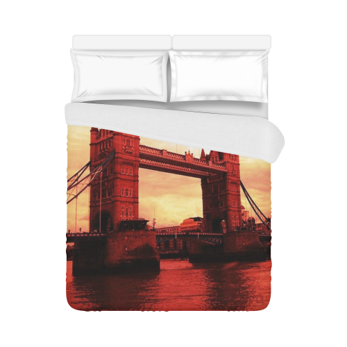 Travel-London Tower Bridge Duvet Cover 86"x70" ( All-over-print)