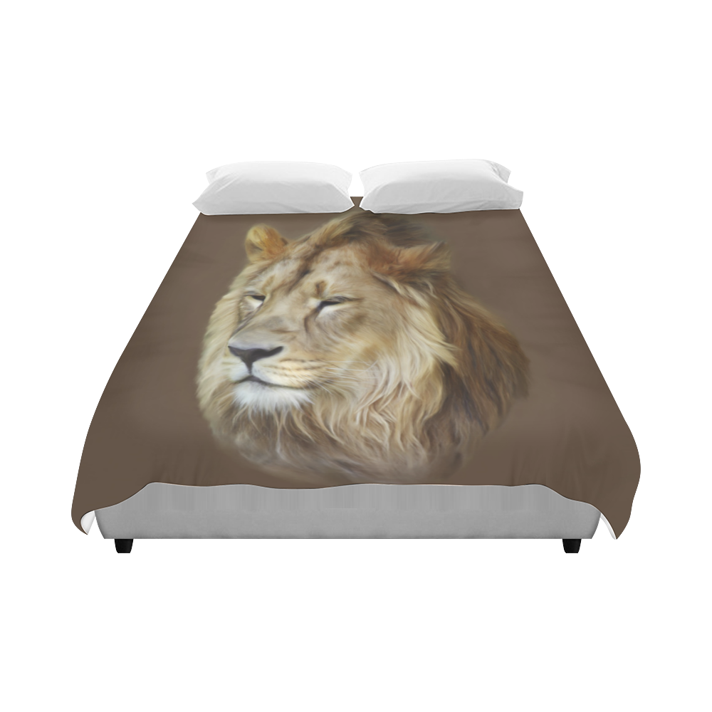 Painting Lion Duvet Cover 86"x70" ( All-over-print)