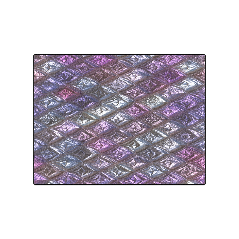rhombus, diamond patterned lilac Blanket 50"x60"
