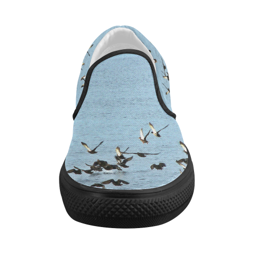 Flock Off Women's Slip-on Canvas Shoes (Model 019)