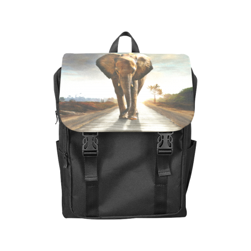 The Elephant Casual Shoulders Backpack (Model 1623)