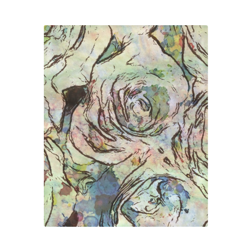 Floral Art Studio 6216A Duvet Cover 86"x70" ( All-over-print)