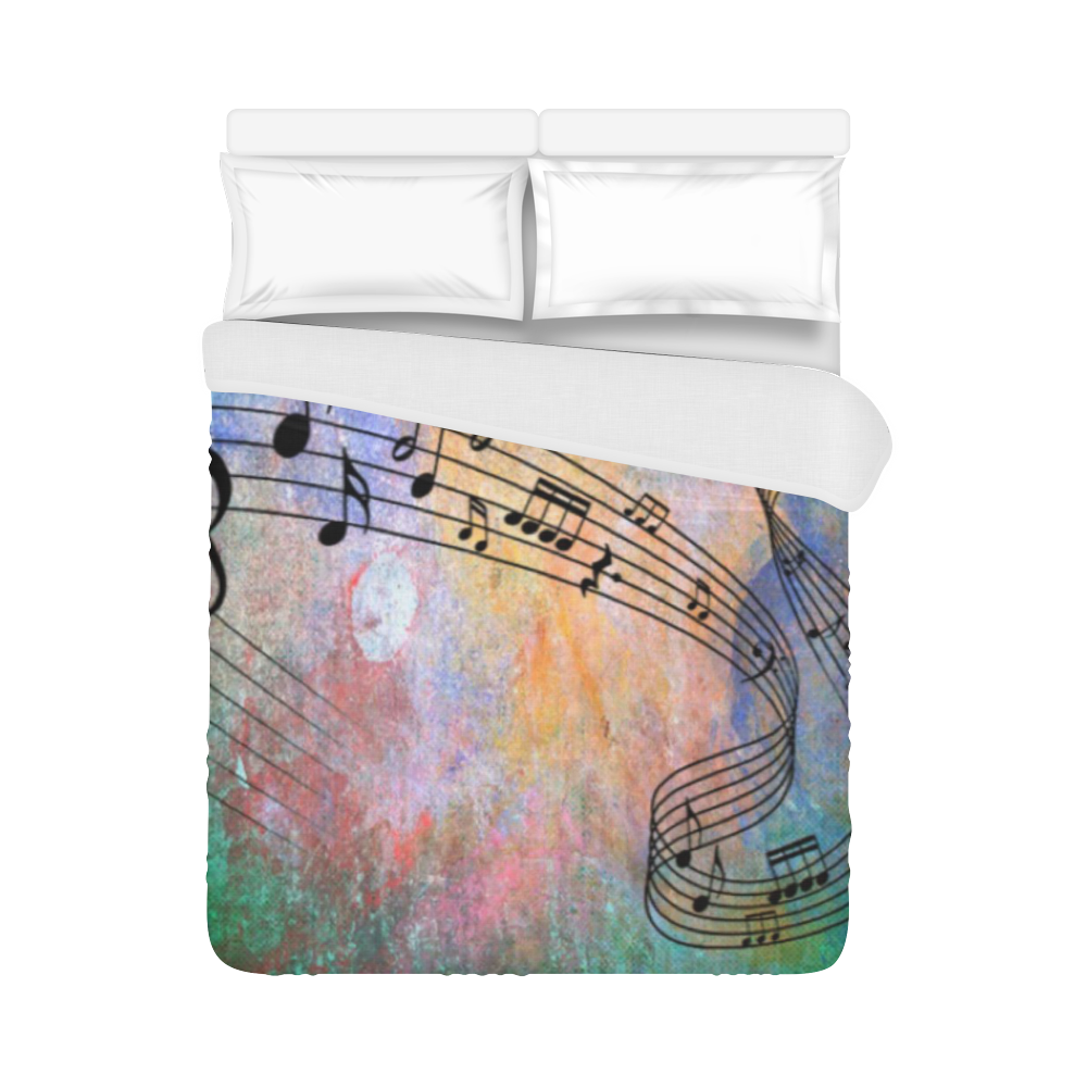 abstract music Duvet Cover 86"x70" ( All-over-print)