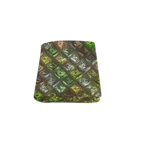 rhombus, diamond patterned green Blanket 50"x60"