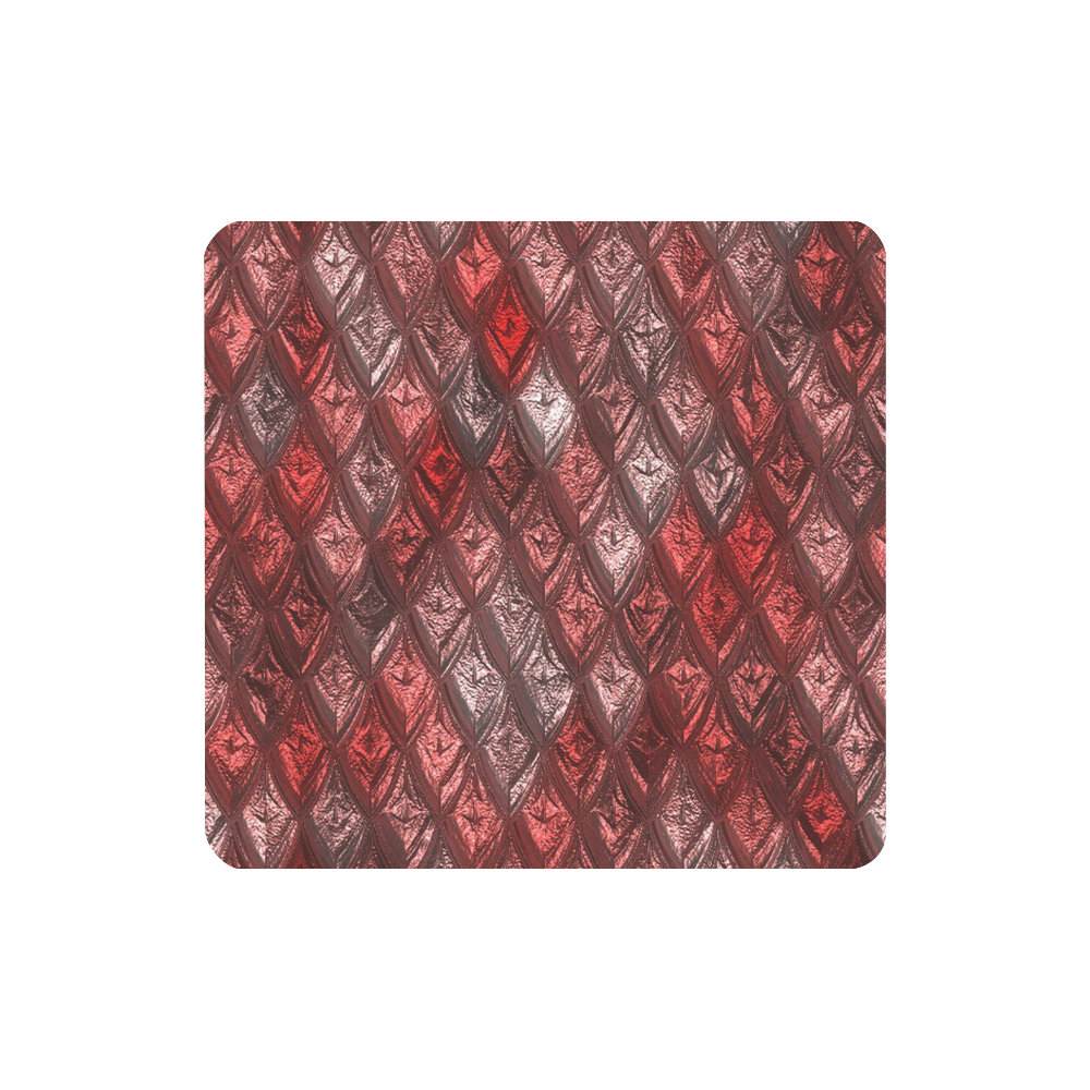 rhombus, diamond patterned red Women's Clutch Wallet (Model 1637)