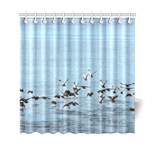 Flock Off Shower Curtain 69"x70"