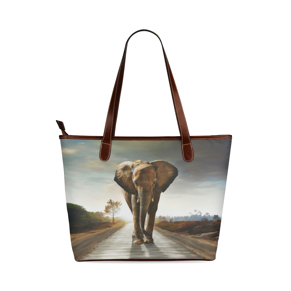 The Elephant Shoulder Tote Bag (Model 1646)